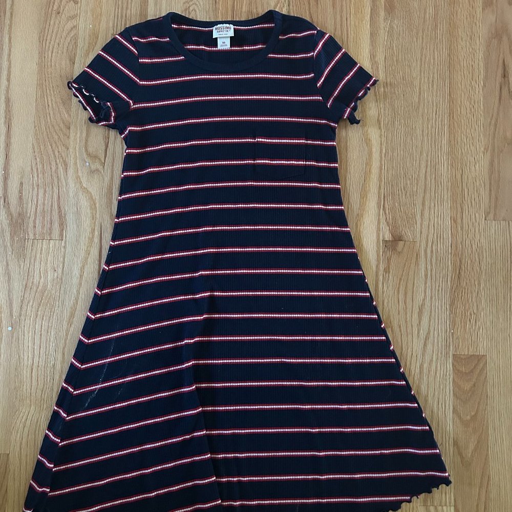 Striped T-Shirt Dress